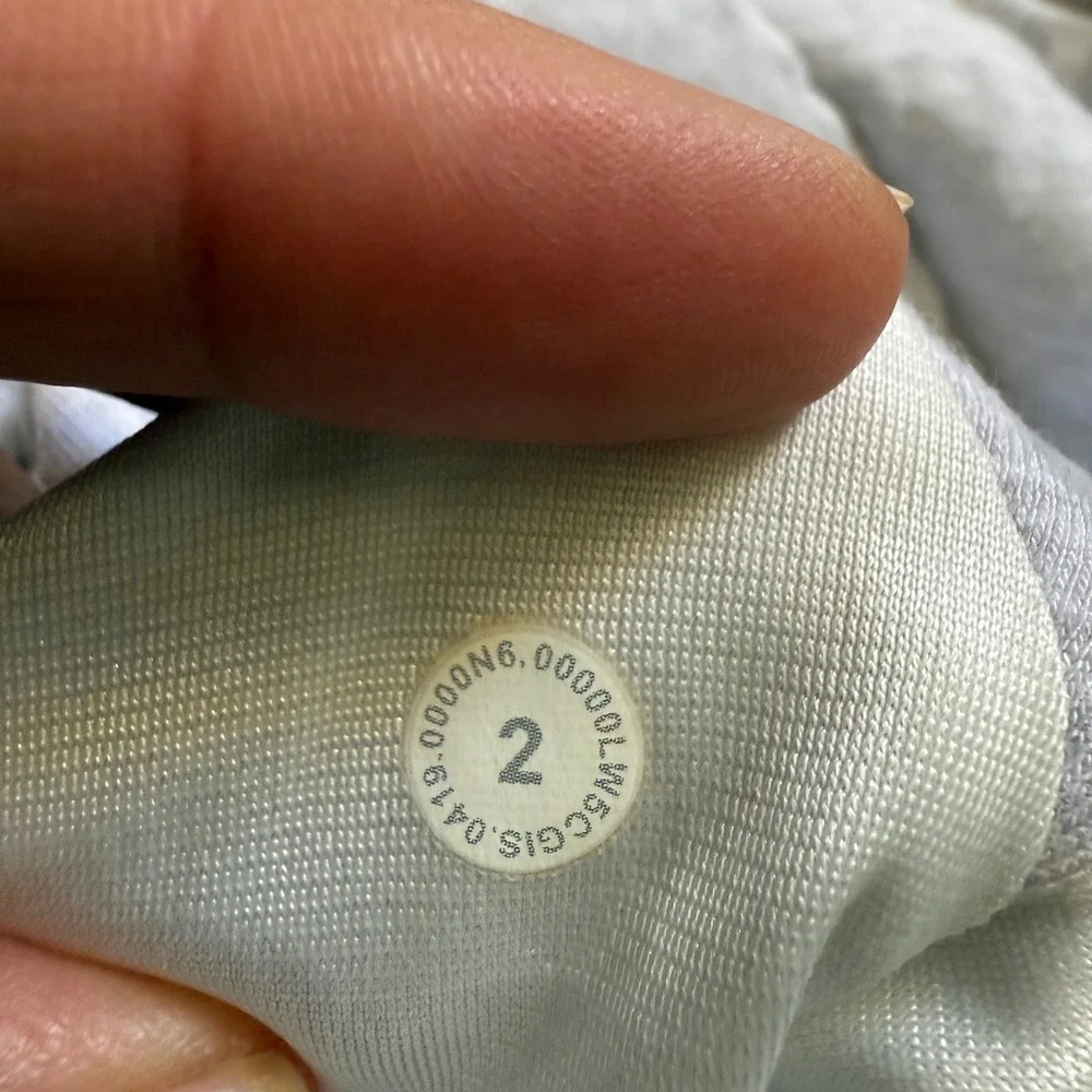 Lululemon Warm Down Jogger *Soft Touch Heathered Core Ultra Light Grey‎ Size 2